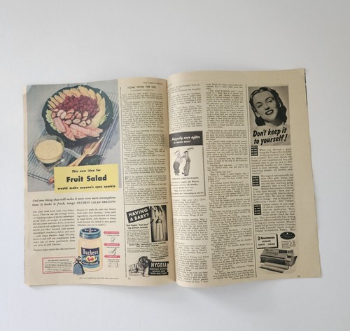 VTG Family Circle Magazine August 18 1944 Join the Woman's Land Army 8 1/2 x 11 - Picture 15 of 17