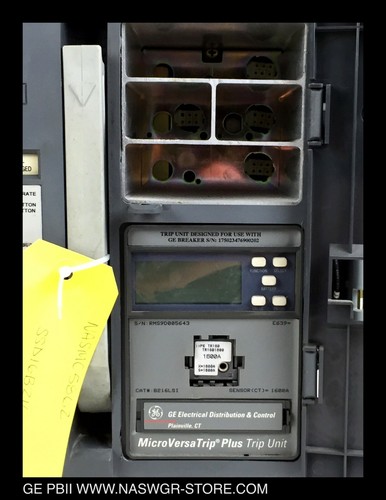 GE Power Break II SSD16B216 Breaker (M/O,D/O) ~ 1600 Amp - Tested/1Yr Warranty - Picture 4 of 5