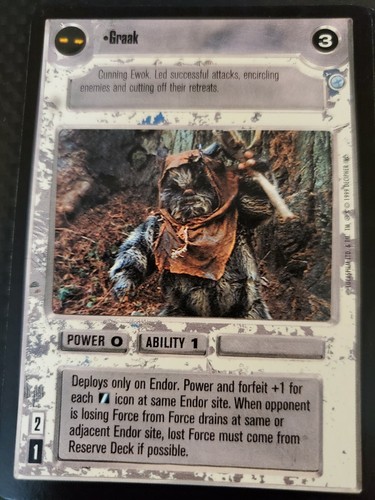 Star Wars CCG Endor SINGLES TOP TIER Select Choose NrMint-MINT SWCCG - Imagen 79 de 178