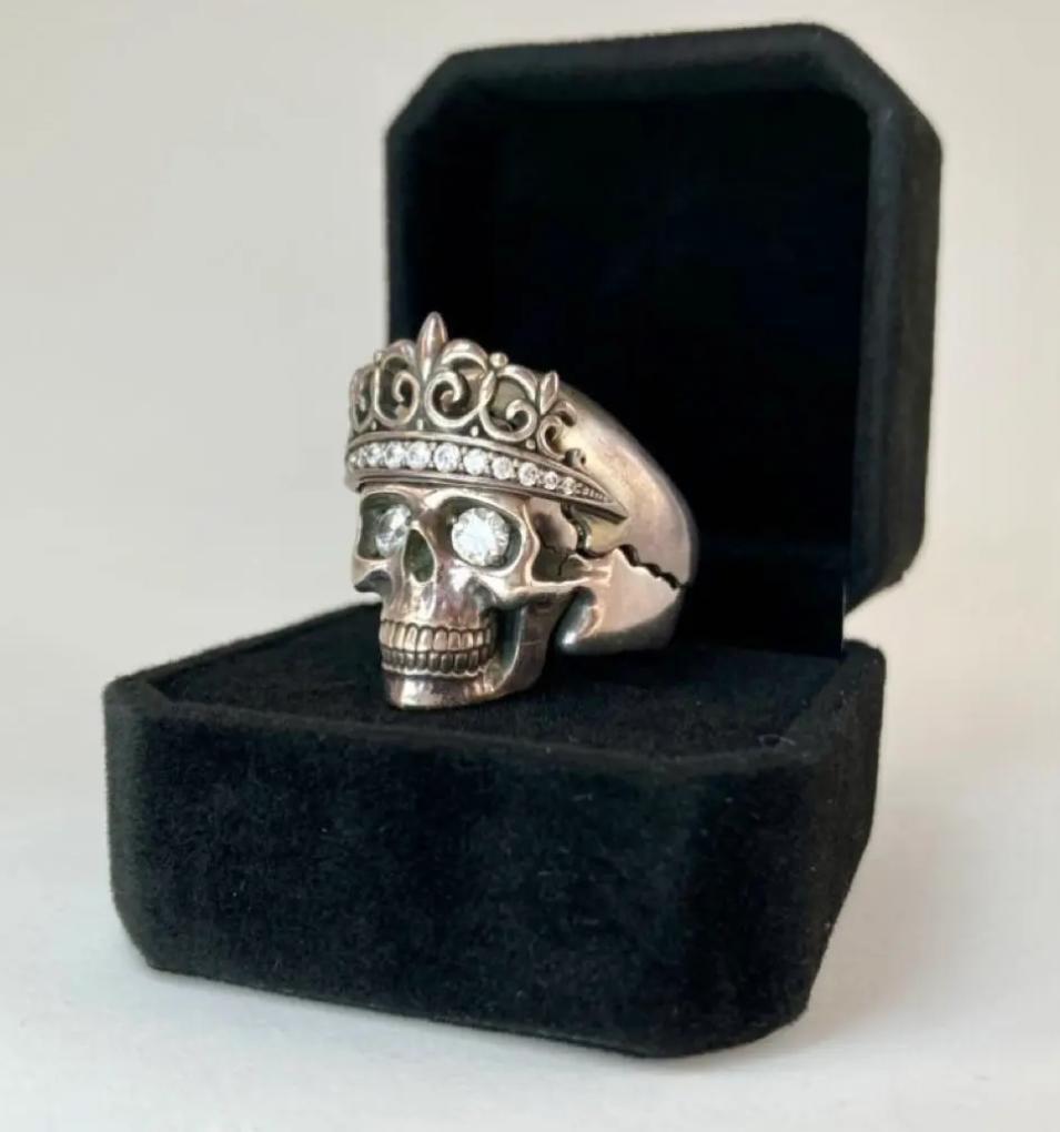 Justin Davis Silver 925 Skull Ring US7.25 Discontinued Item Justin Davis Silver 925 Skull Ring US7.25 Discontinued Item