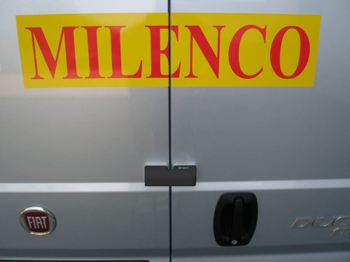 Milenco Van Rear, Side Sliding Door High Security Door Lock BLACK 0529. Mat? - Picture 2 of 23