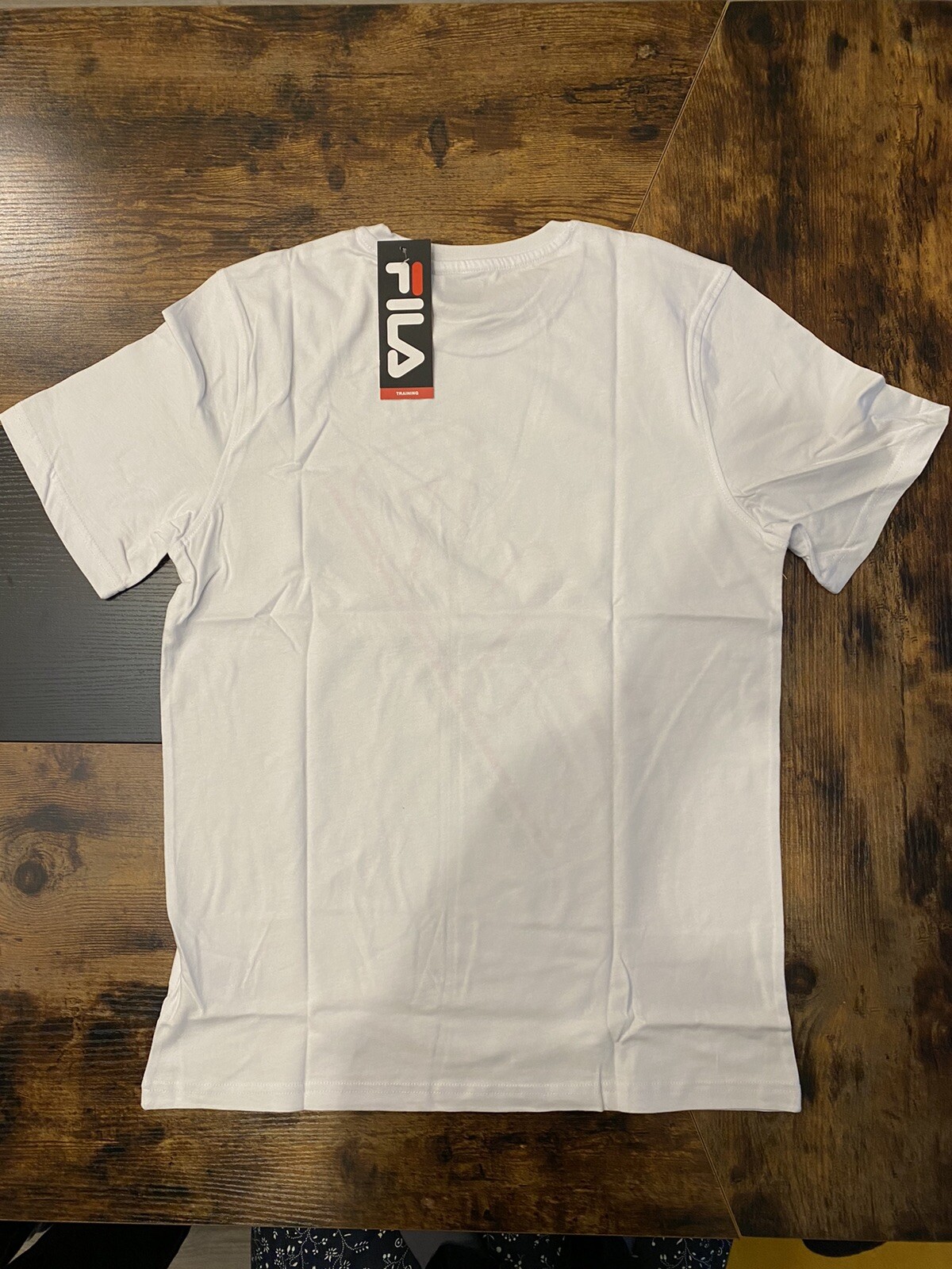 Nuovissimo di zecca! T shirt FILA bianca taglia S M L XL