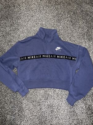 nike air zip crop top