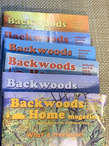Backwoods Home Magazine Lot Of 6 Ideas For Self Reliant Living Lot 2007, 11, 12 - Foto 1 di 9