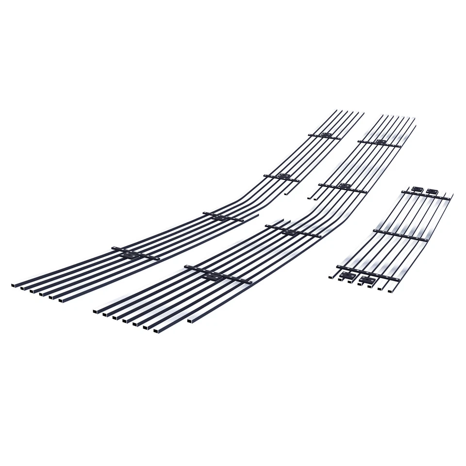Se adapta a Chevy Silverado 2500/3500HD 2015-2018 combo de inserción de rejilla cromada Foto 2 de 4