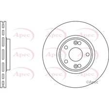 Apec Front Brake Disc DSK2102 - OE High Quality Precision Engineered Part