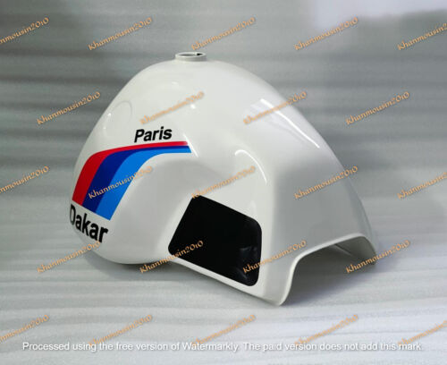 New BMW R80 GS Paris Dakar 32 Liter White Painted Fuel Tank with All Stickers - Bild 4 von 7