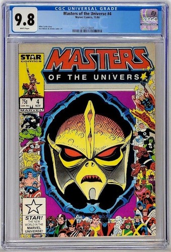 Masters Of The Universe #4 Marvel Star 1986 CGC 9.8 grado superiore CGC  - Foto 1 di 5
