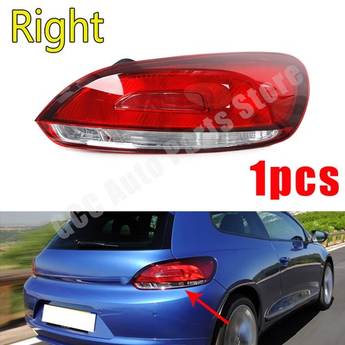 Right For Volkswagen Scirocco 2008-2014 TailLight Cover Brake Lamp Without Bulb - Picture 1 of 6