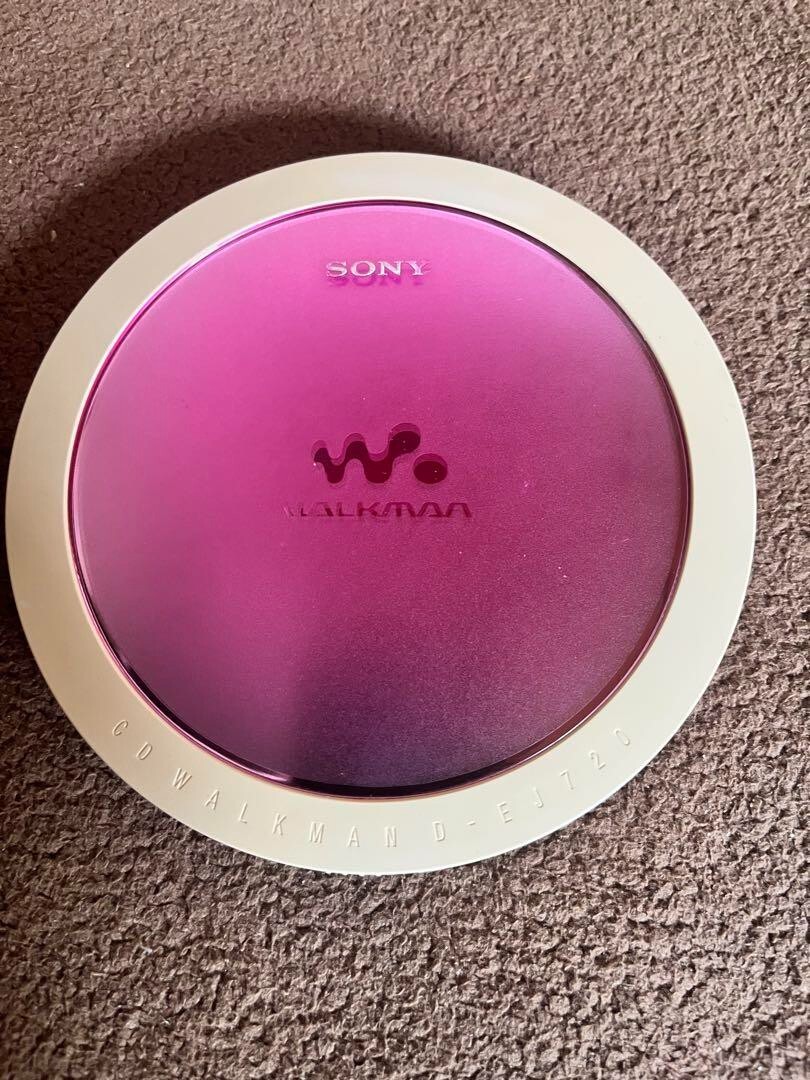 Sony D-EJ720 CD Walkman Music Player Pink Good | eBay