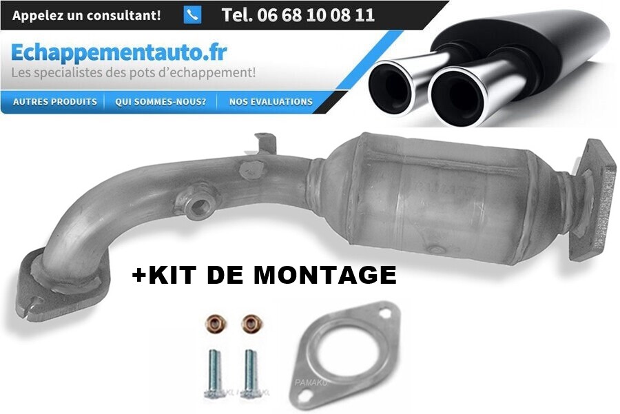 Catalyseur Fiat Doblo I Cargo 1.6i pot échappement essence pièce 55198915
