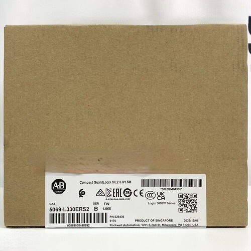 Allen Bradley 5069-L330ERS2 Compact GuardLogix SIL2 3.0/1.5M SER B 5380 USA - Picture 2 of 6