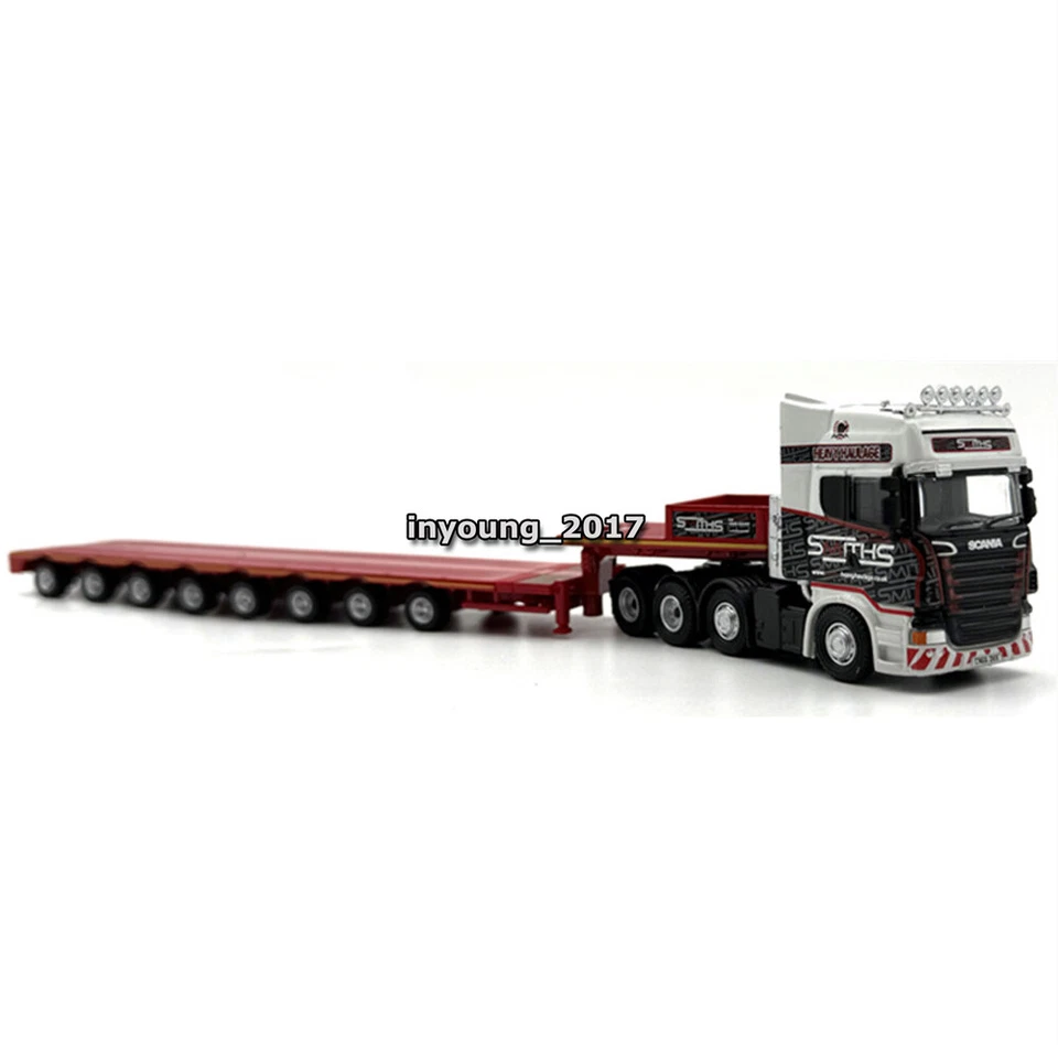 1:76 Scale SCANIA R Topline Nooteboom Low Loader Semi Truck Metal Diecast Model - Image 3 of 4