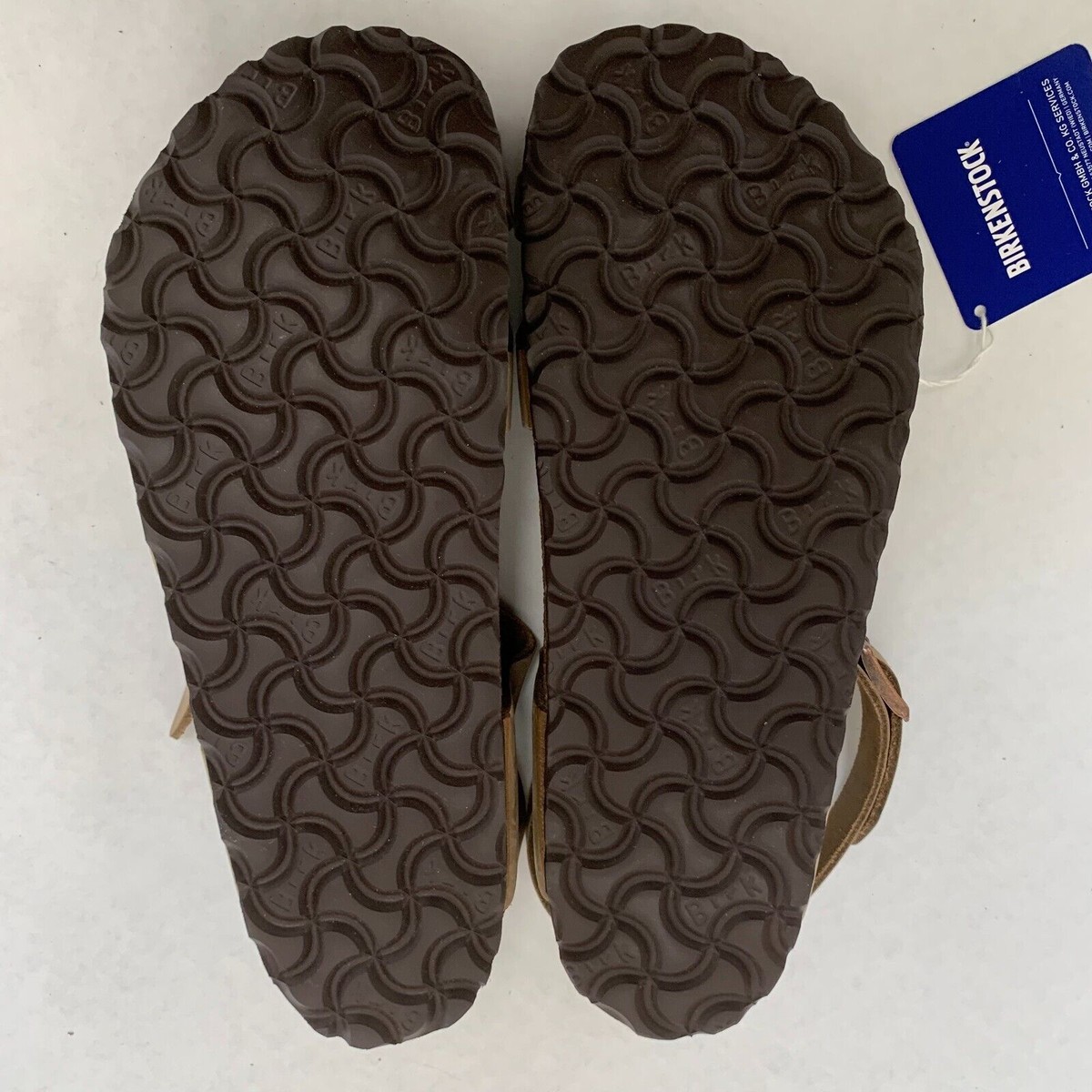 Birkenstock New with Box Yara Tobacco Brown Oiled Leather Regular - Select  Size