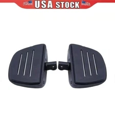 2xMotorcycle Foot Pegs Rests Pedals Floorboards For Harley Dyna Fat Bob Touring