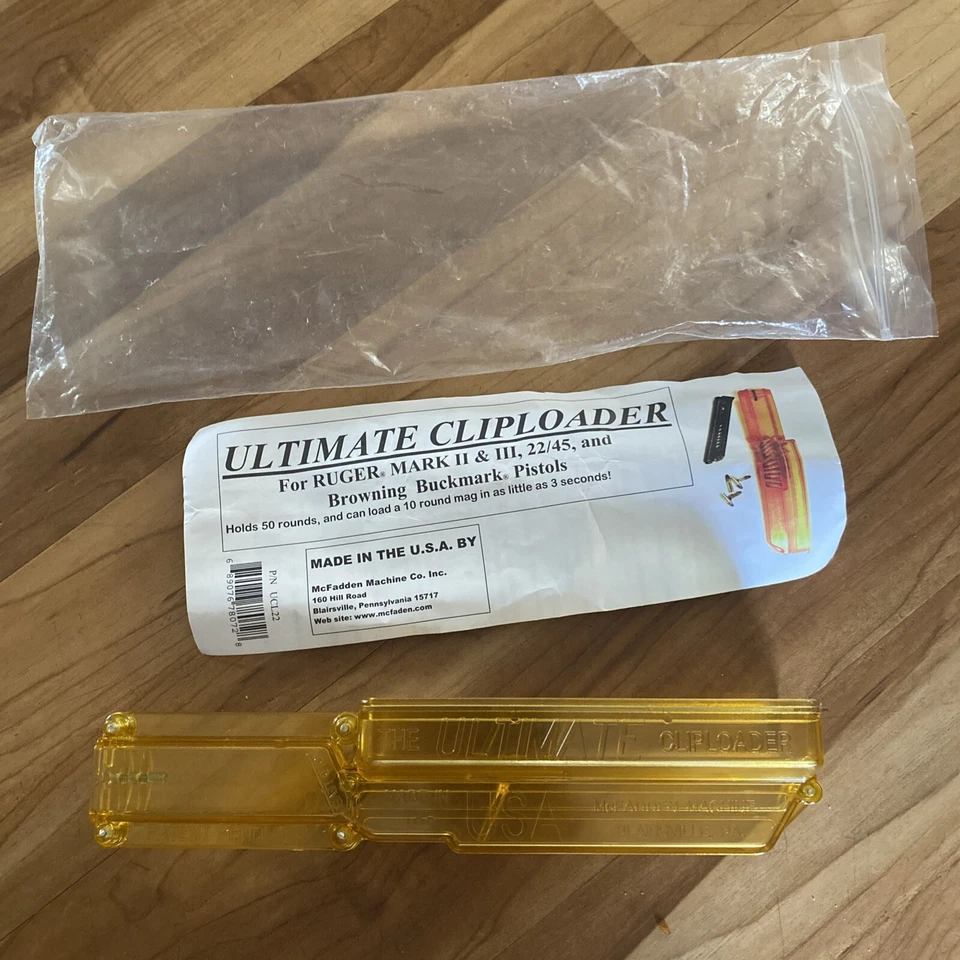 终极夹式装载机 Ruger Mark II III 22 45 工具勃朗宁 Buckmark 手枪 Ucl22 — 第 2/4 张图片