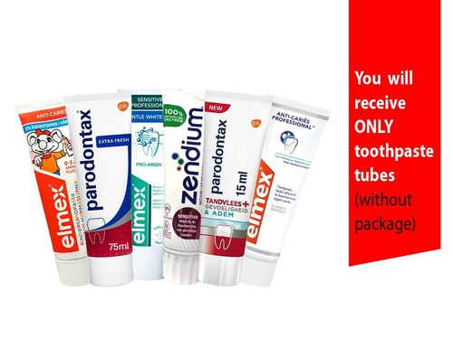 FREE SHIPPING 10x tube 75ml Meridol toothpaste, ONLY TUBE (without package) - Picture 7 of 9