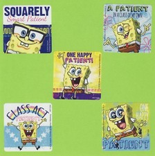 10 SpongeBob SquarePants Patient - Large Stickers - Rewards