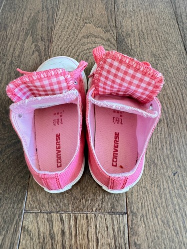 Kleine Kleinkinder Mädchen, Converse All Star Sneaker, Größe 7, rosa - Bild 3 von 6