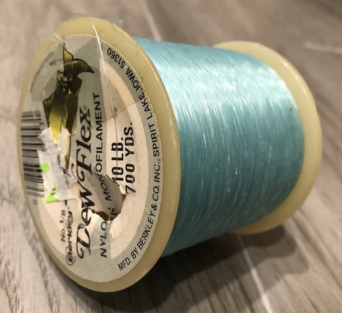 Vintage Berkley Dew Flex Nylon Monofilament Fishing Line - 10 Lb Test, 700 Yds - Picture 4 of 5