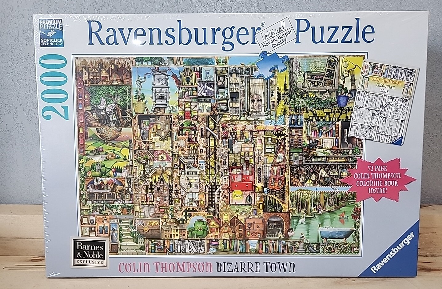 Ravensburger Colin Thompson Bizarre Town 2000 Pc Puzzle Barnes & Noble