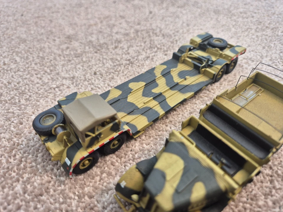 Atlas Deagostini 1/72 Speciale Famo SD KFZ.9 + Tank Rimorchio WW2 Pressofuso Set - Immagine 3 di 4