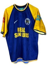 Real San Luis (Sz 42) Soccer Jersey Lutz #7 Budweiser Cielito Lindo Casa Moreno