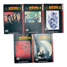 Battle Royale Manga Volumes 1-5 English Version Set Of 5 Keith Giffen Tokyopop