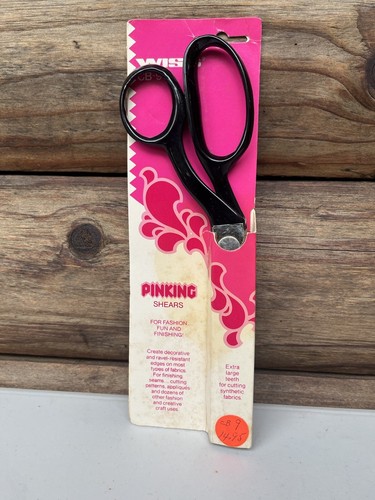 Vintage Wiss Pinking Shears Scissors Model CB9 With Original Box Insert - Picture 1 of 7