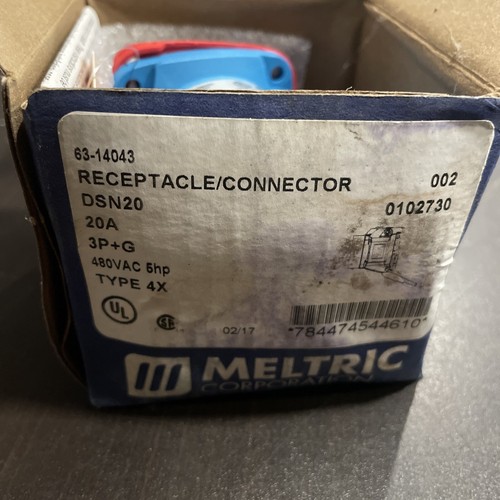 Meltric DSN20 Receptacle -  63-14043-NC - Picture 1 of 4
