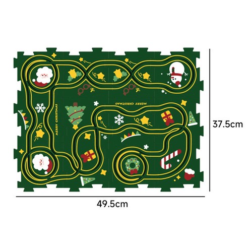 Diy Building Train Puzzle Track Train Montessori for Kids Trolley Puzzle Track - Picture 7 of 9