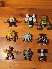 Vintage Micro Machines Z-Bots Robots Figure Lot of 9