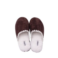 NWT Born Slip On Comfort Slippers Sz M 7-8 Brown Spring Foam Footbed