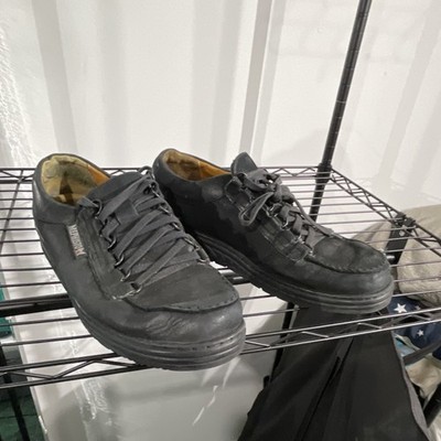 Mephisto Mobilis Men s Leather Sneakers Black Lace-Up   MISMATCHED Size 8.5 / 9