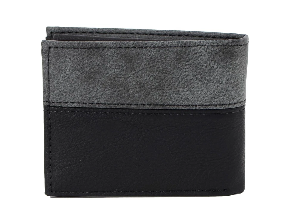 Cartera plegable negra Ecko Unltd World Famous Rhino para hombre Foto 3 de 4