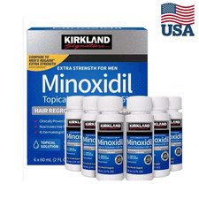 Kirkland Minoxidil 5 Extra Strength Men 6 Month Supply Hair Regrowth Solution
