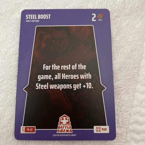 2024 Bo Jackson Battle Arena Steel Boost SP Play #PL-22 First Edition