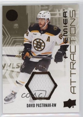 2024-25 Upper Deck Premier Attractions Jersey /99 David Pastrnak #PA-DP 2oh
