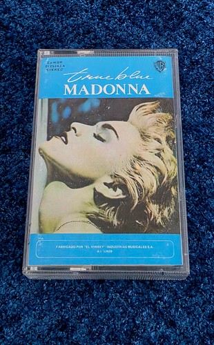 MADONNA TRUE BLUE ALBUM CASSETTE TAPE PERU WEA 1986 Orange Label - Picture 12 of 12