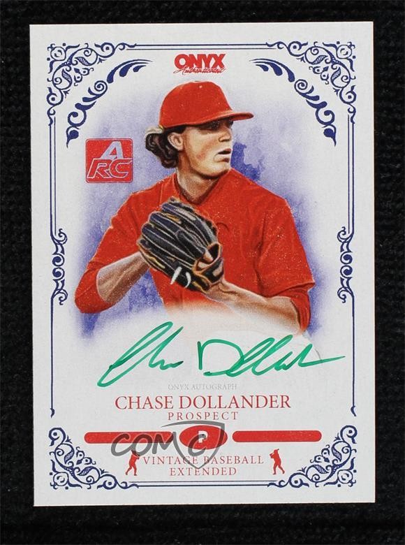 2022 Onyx Vintage Extended Green Ink /50 Chase Dollander #VACD Auto 0j81