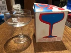 ROSSO ANTICO Aperitif Wine Glass NEW with Box 1960's NOS