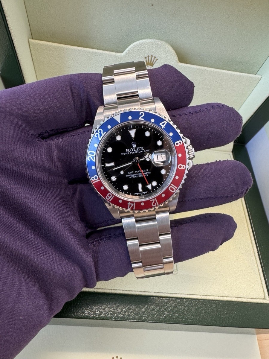 Rolex GMT-Master II 16710T Rare Transitional “NoRehaut” 3186