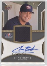 2009 Upper Deck Signature Stars USA Prospects Jerseys /399 Chad Bettis Auto 2h4
