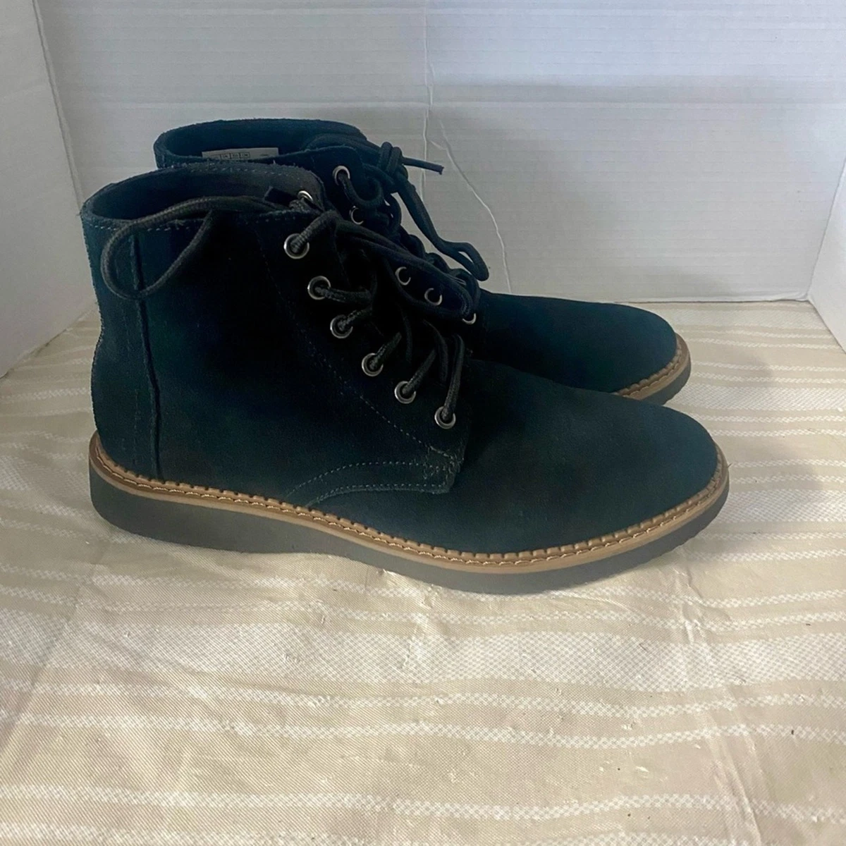 2012 Toms Boots Sz. 10.5 Navi TRVL LITE Ranger Tan Water Resistant Boot – TOMS.com main image 4