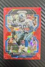 2021 Panini Prizm - Barry Sanders #155 Red Ice Prizm