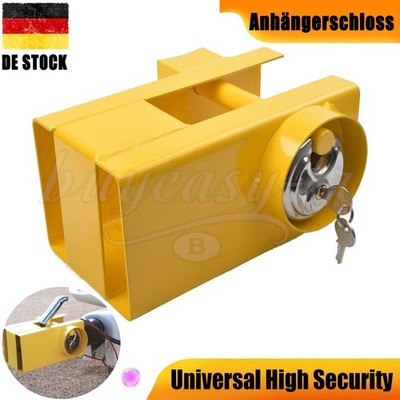 Kastenschloss Sicherheitsschloss Anhänger Diebstahlsicherung Anhängerschloss