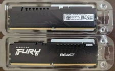 Alienware Aurora R15 RAM Kingston Fury Beast X1XJ4R-MIA-A lot Of 2x16GB (32GB)