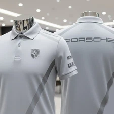 Porsche Motorsport Heritage Racing Retro Mans Short Sleeve Polo Shirt 3d, S-5XL