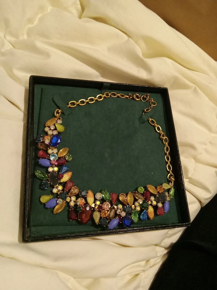 Collar de cristal de confeti J Crew Foto 2 de 4