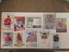 50 Card NHL Lot. 10 Jersey, 10 Auto, 10 #'d, 10 Young Guns, 10 Rookies/inserts.